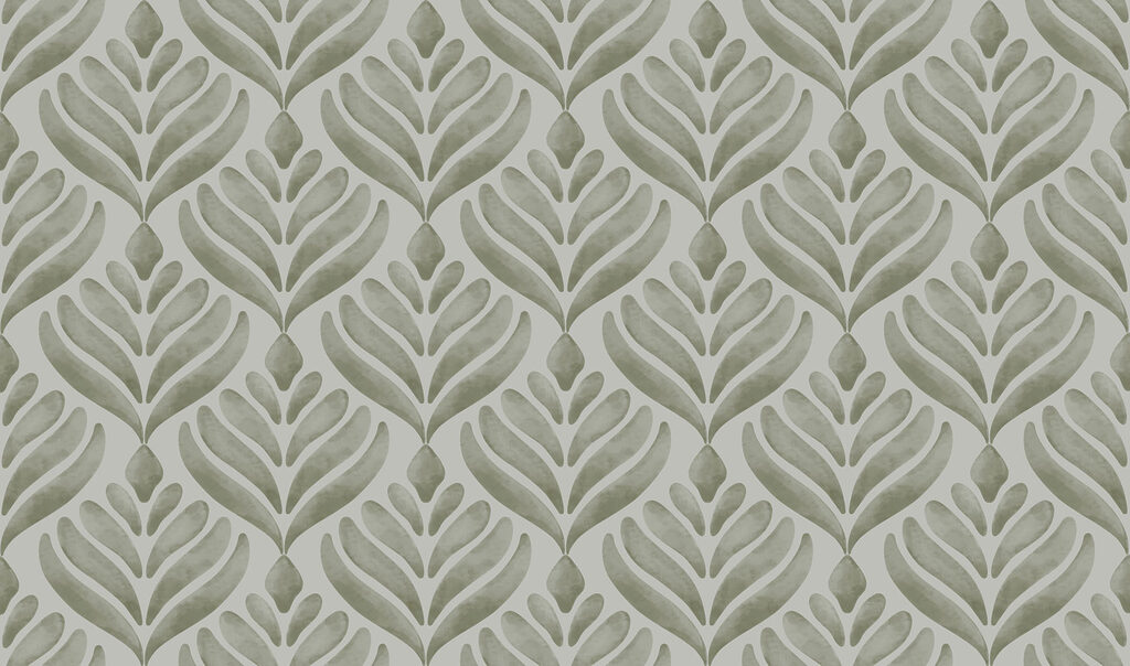 Pattern of leaves on a grey background Pattern of leaves on a grey background