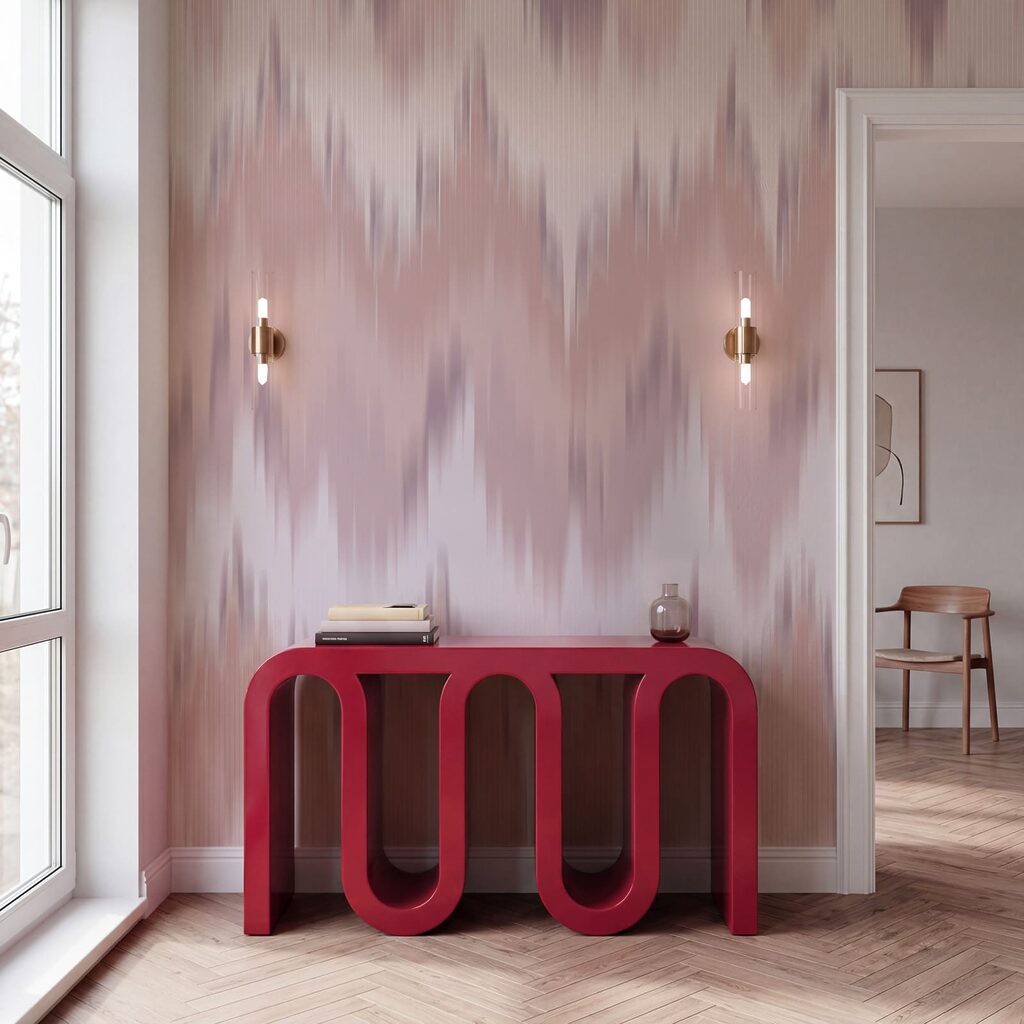 Pink and white zigzag pattern Pink and white zigzag pattern