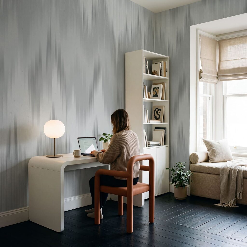 White and grey zigzag pattern White and grey zigzag pattern