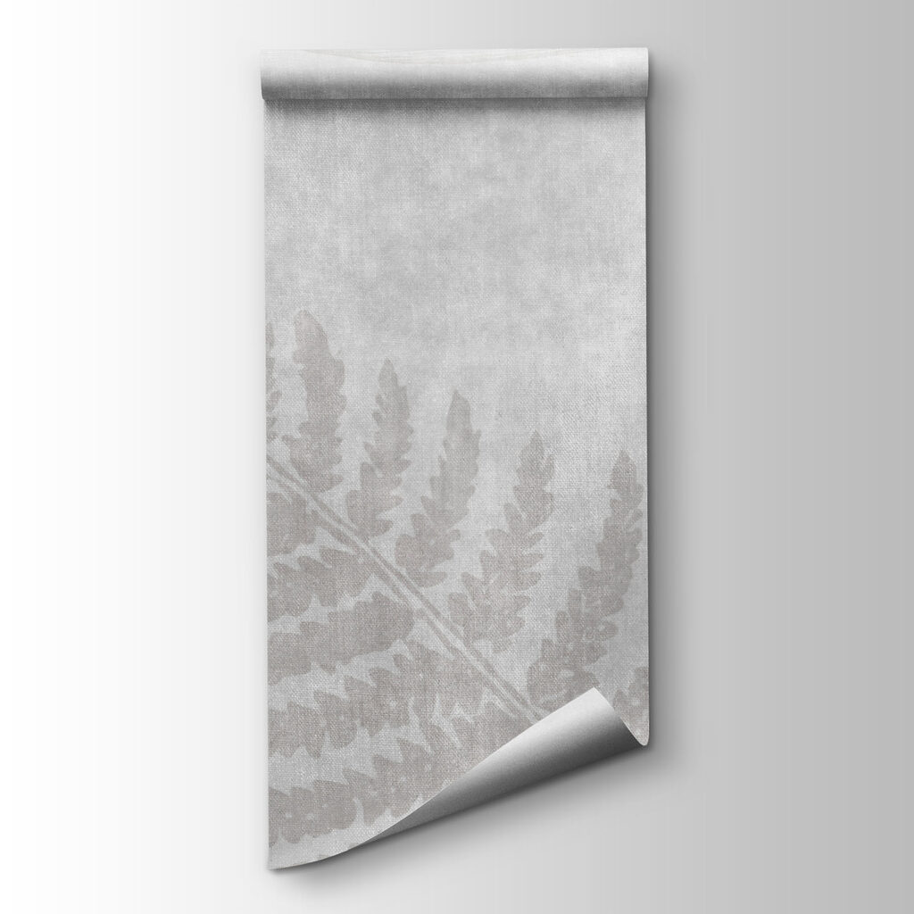 Grey and white floral pattern