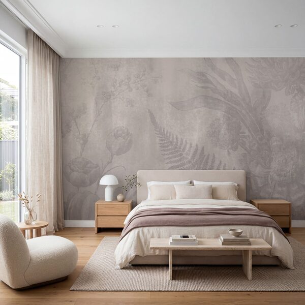 Delicate floral design in soft tones Delicate floral design in soft tones