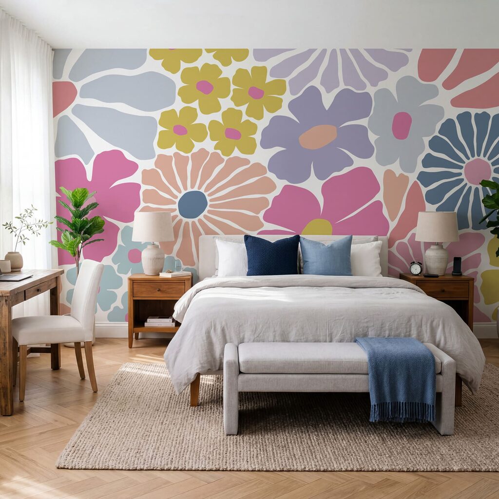 Colorful flower pattern Colorful flower pattern