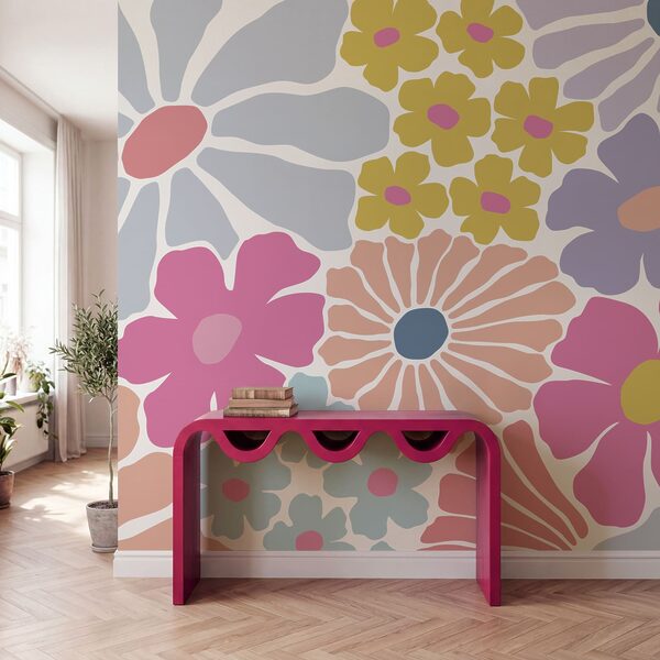 Colorful flower pattern Colorful flower pattern