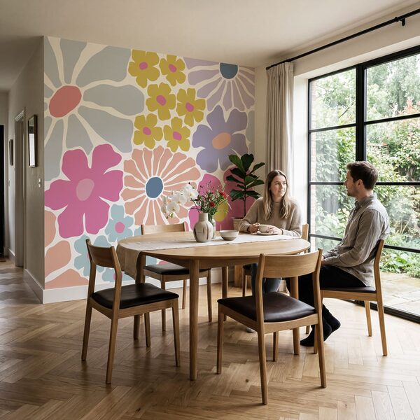Colorful flower pattern Colorful flower pattern
