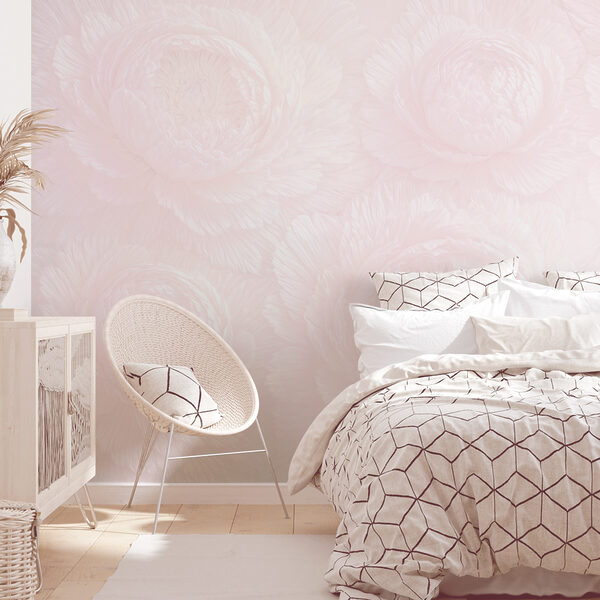 Wall mural Group of white flowers (SKU: t00894) Wall mural Wall mural Group of white flowers (SKU: t00894)
