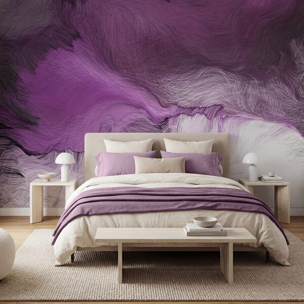 Purple and white painting Purple and white painting