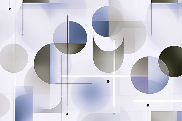 Artful arrangement of shapes and colors Artful arrangement of shapes and colors
