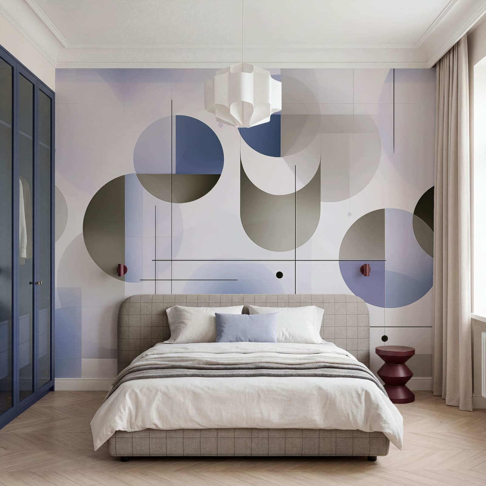 Artful arrangement of shapes and colors Artful arrangement of shapes and colors