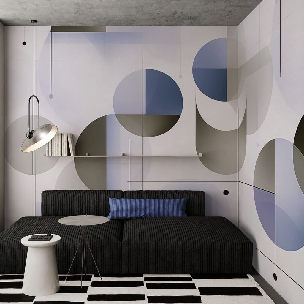 Artful arrangement of shapes and colors Artful arrangement of shapes and colors