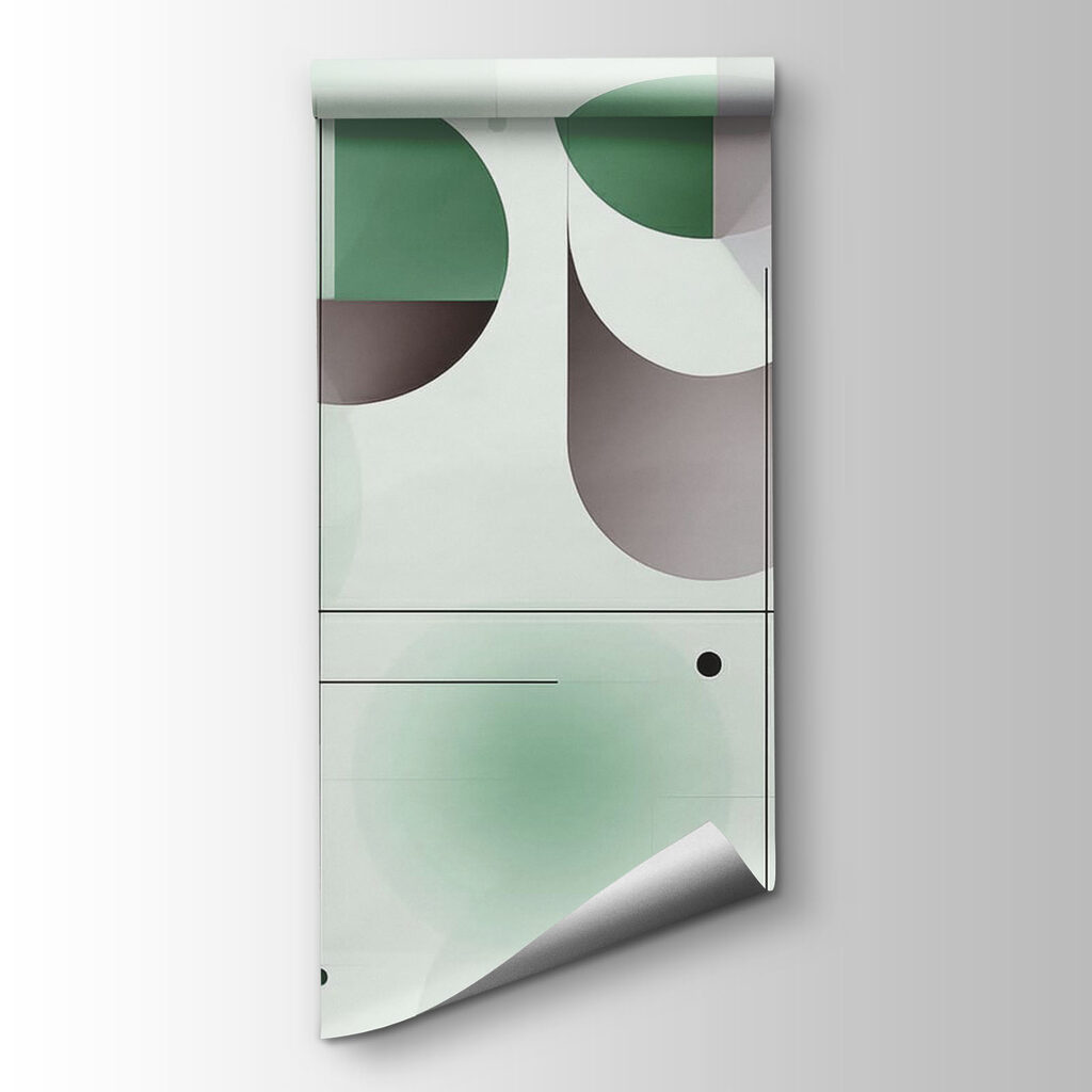 Abstract shapes in soft colors