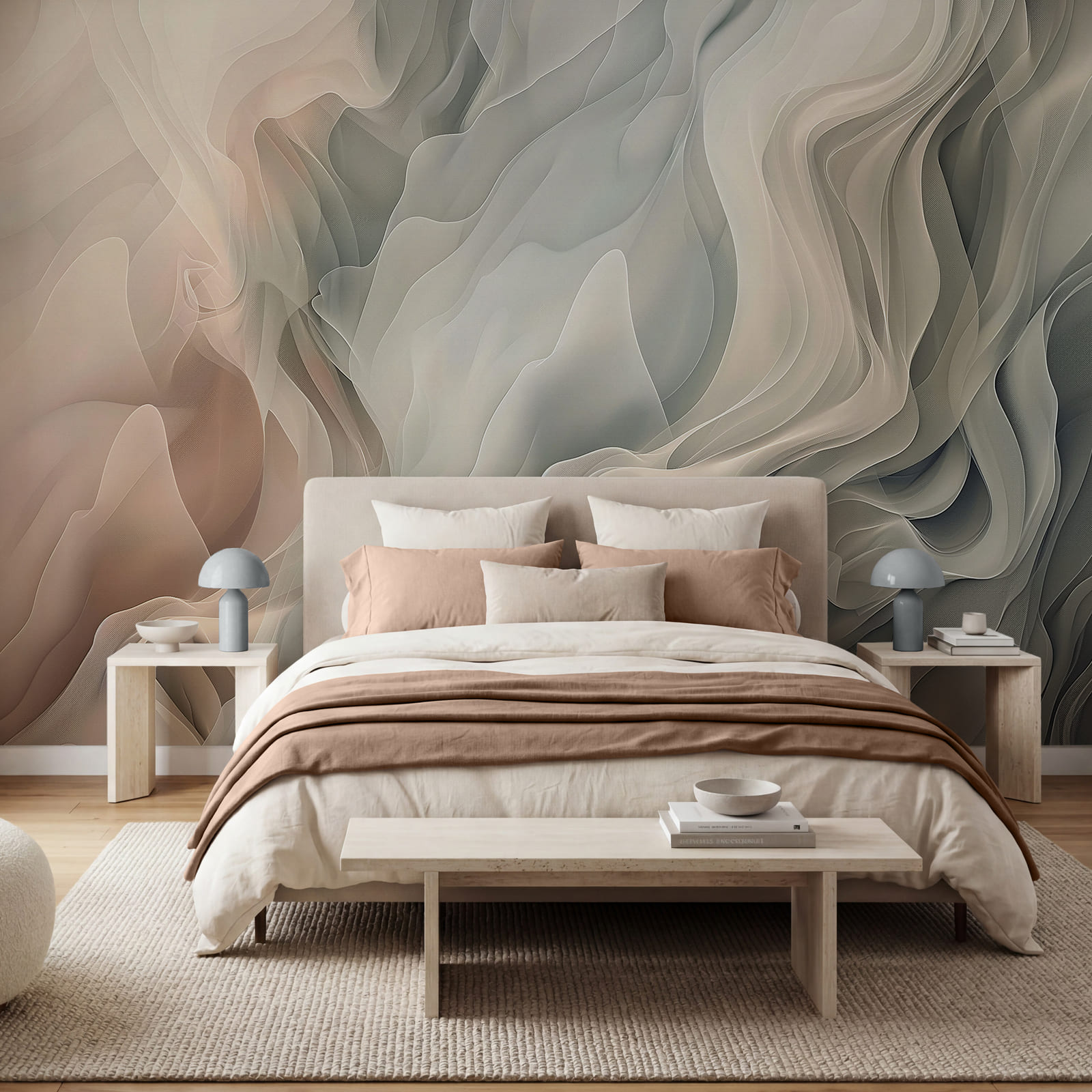 Ethereal waves in soft hues Ethereal waves in soft hues