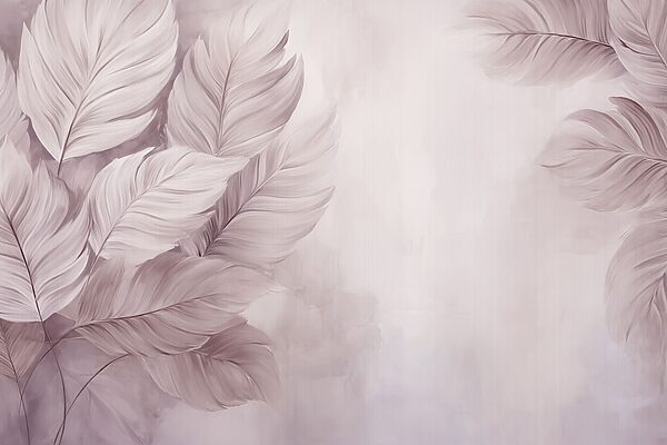 Gentle leaves in soft hues Gentle leaves in soft hues