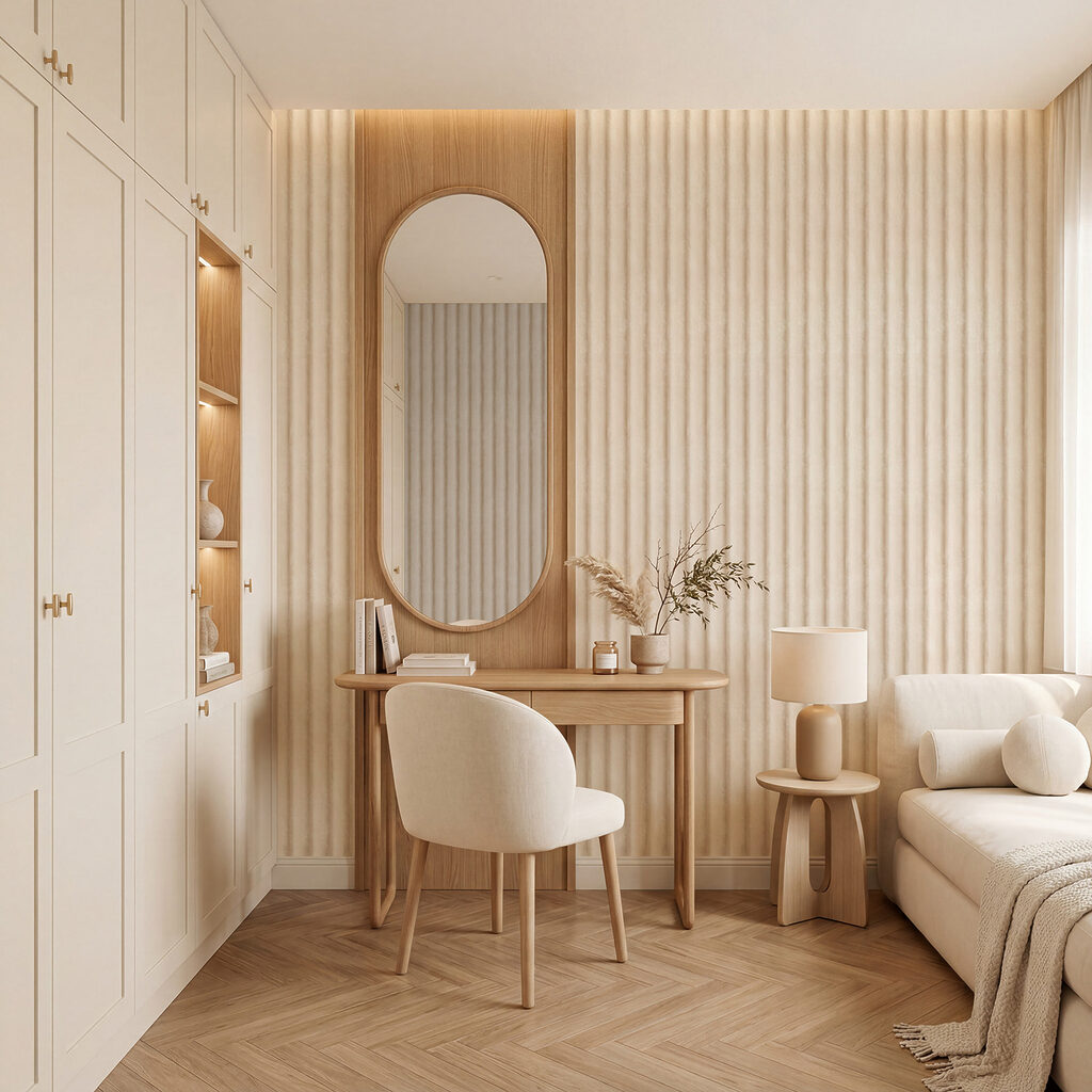 Elegant vertical lines in soft hue Elegant vertical lines in soft hue