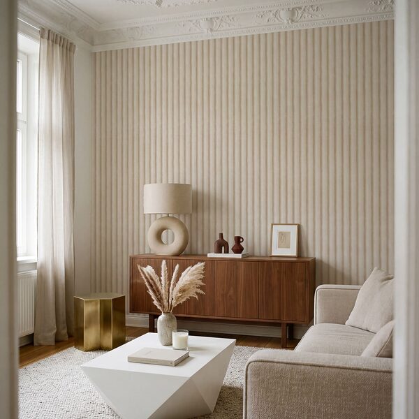 Elegant vertical lines in soft hue Elegant vertical lines in soft hue