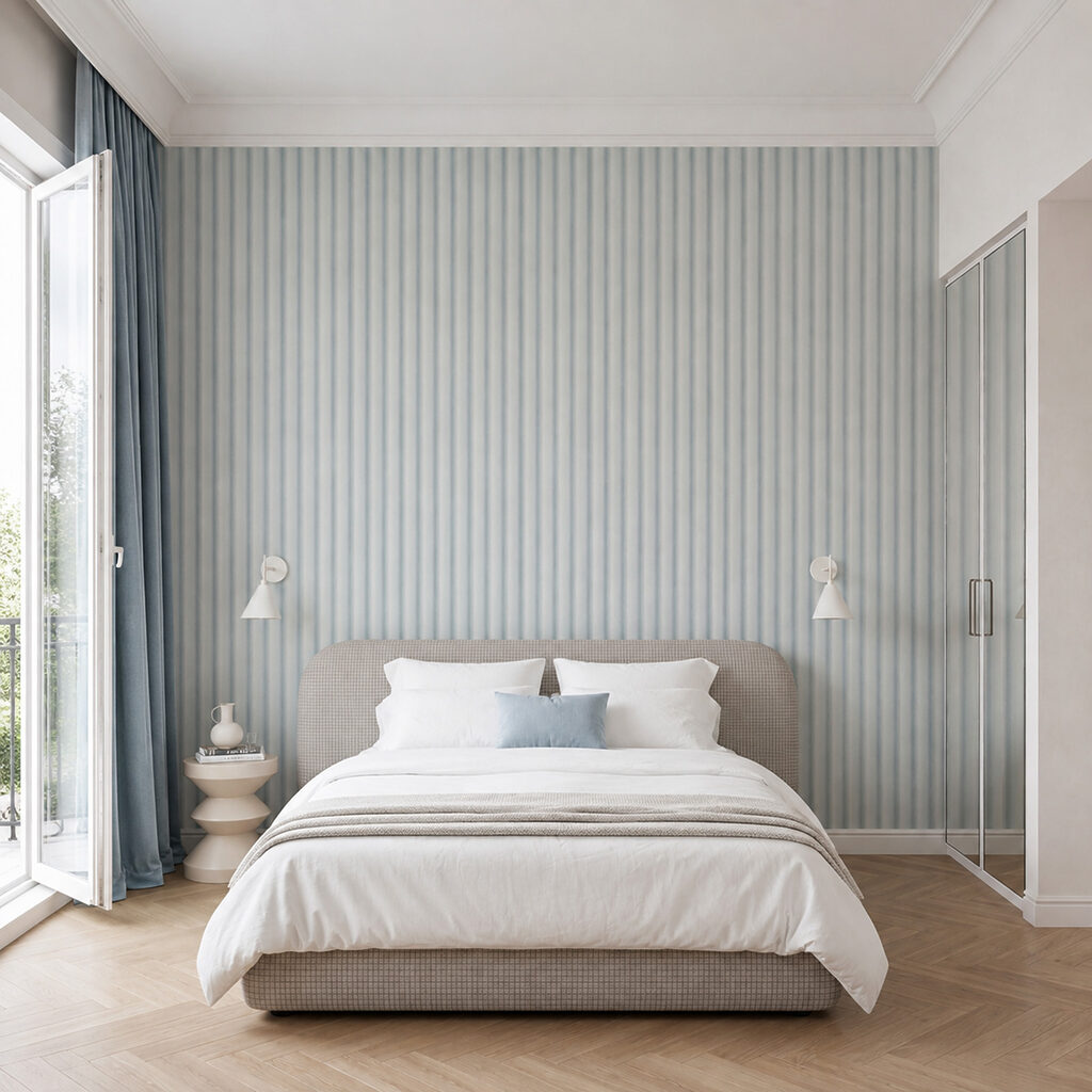 Subtle stripes in calming colors Subtle stripes in calming colors