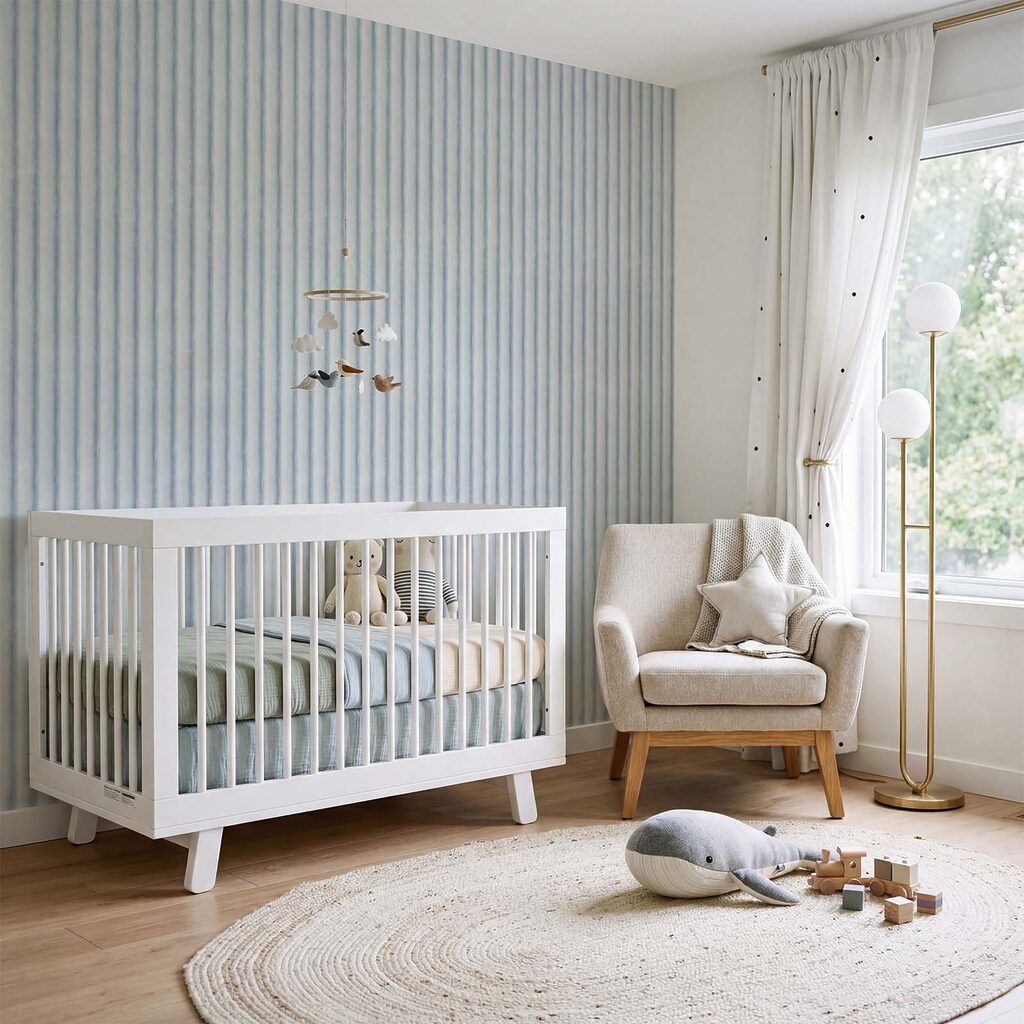Subtle stripes in calming colors Subtle stripes in calming colors