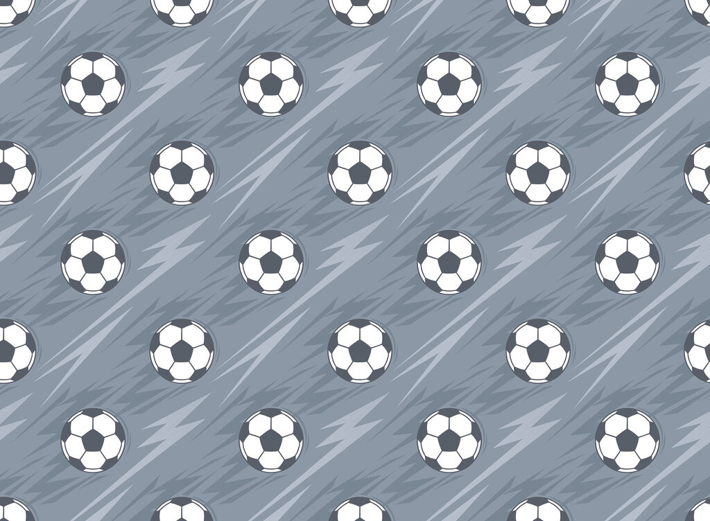 Pattern of football balls