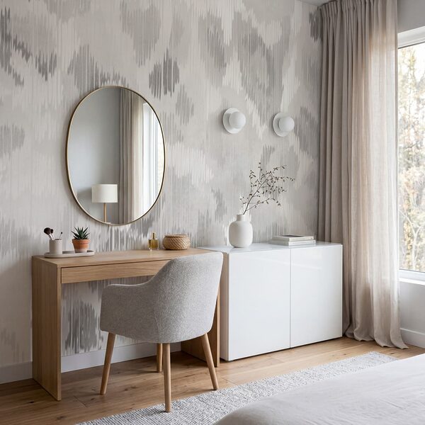 White and gray pattern