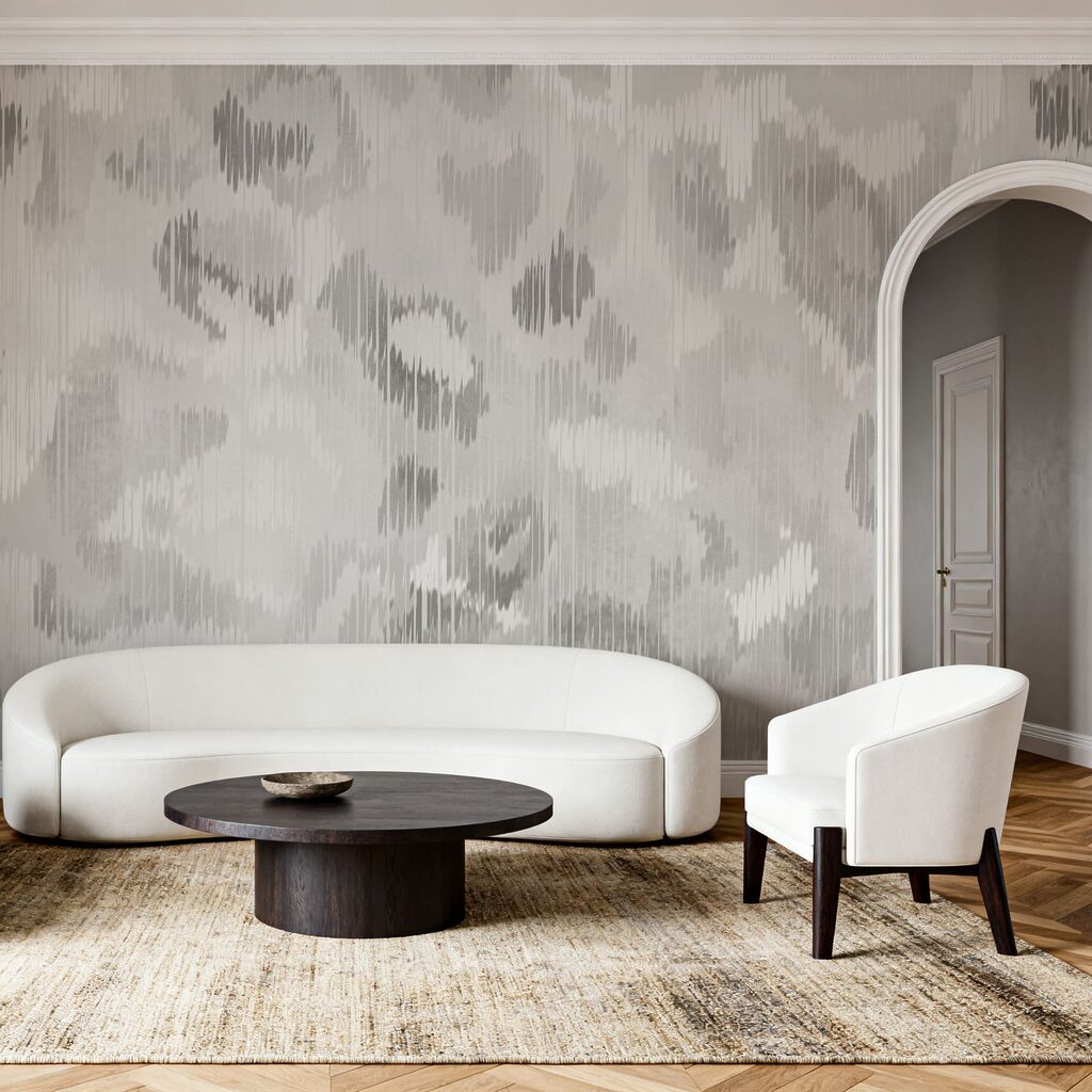White and gray pattern