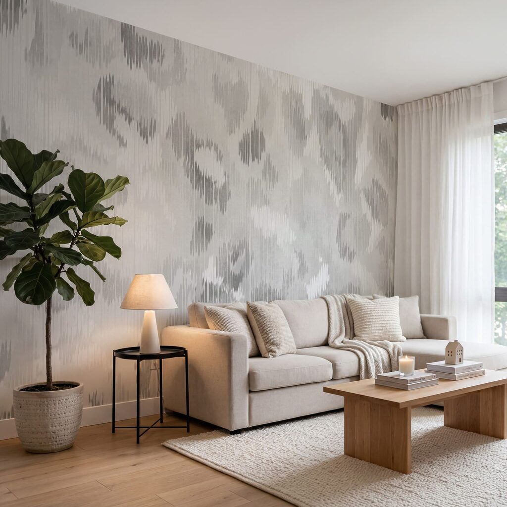 White and gray pattern