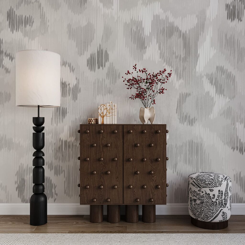 White and gray pattern