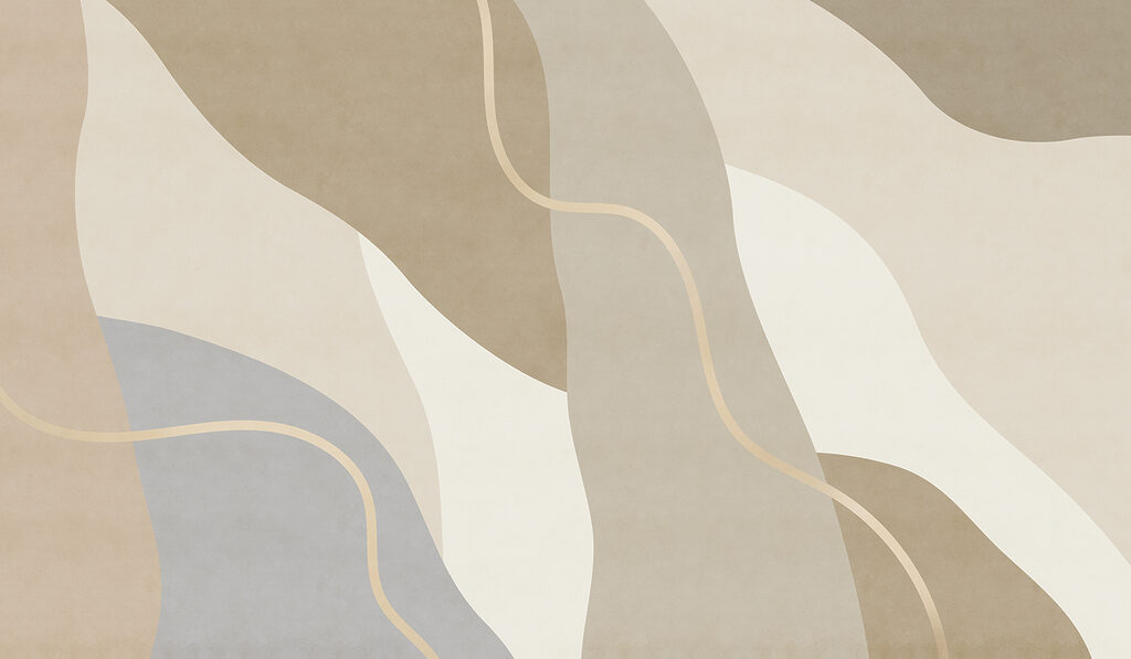 Soft waves of neutral tones