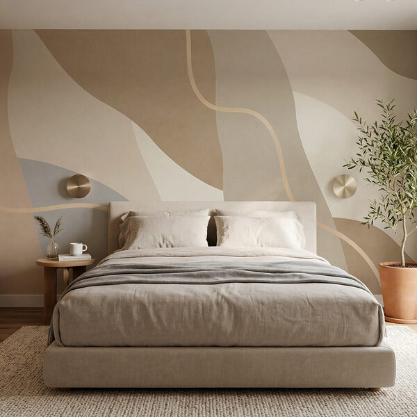 Soft waves of neutral tones