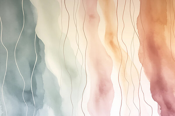 Colorful watercolor painting