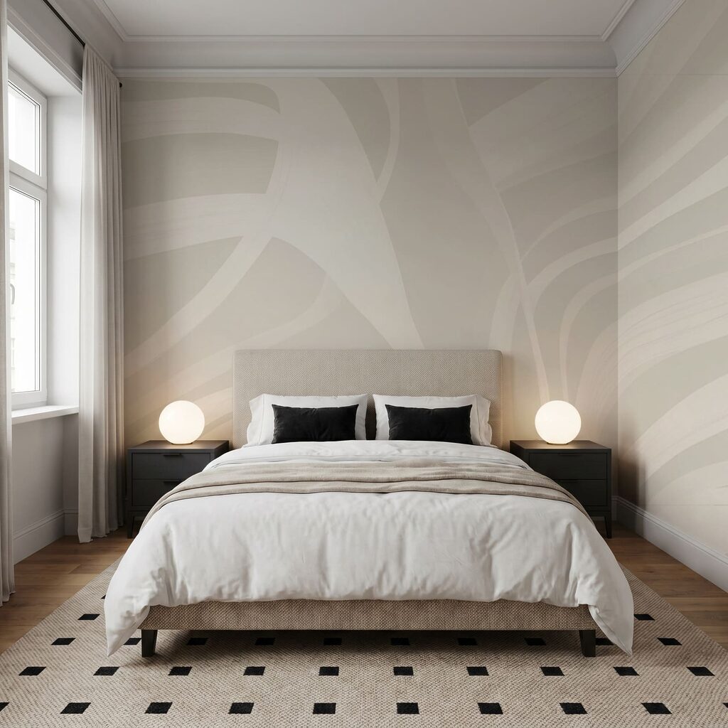 White and gray background