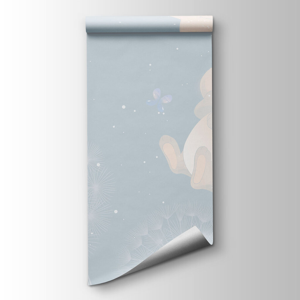 Wallpaper with cartoon animals