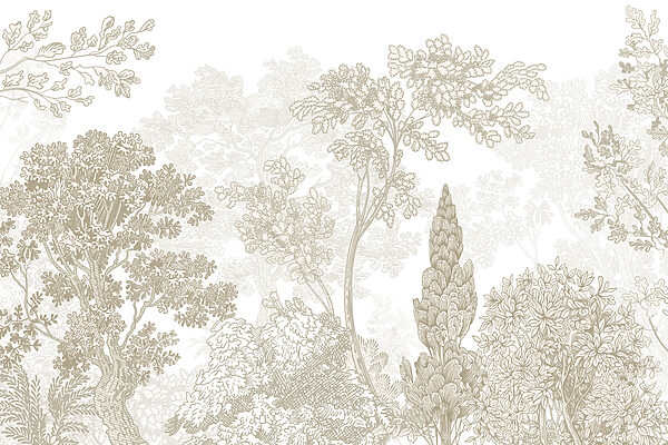 Group of trees with leaves Group of trees with leaves