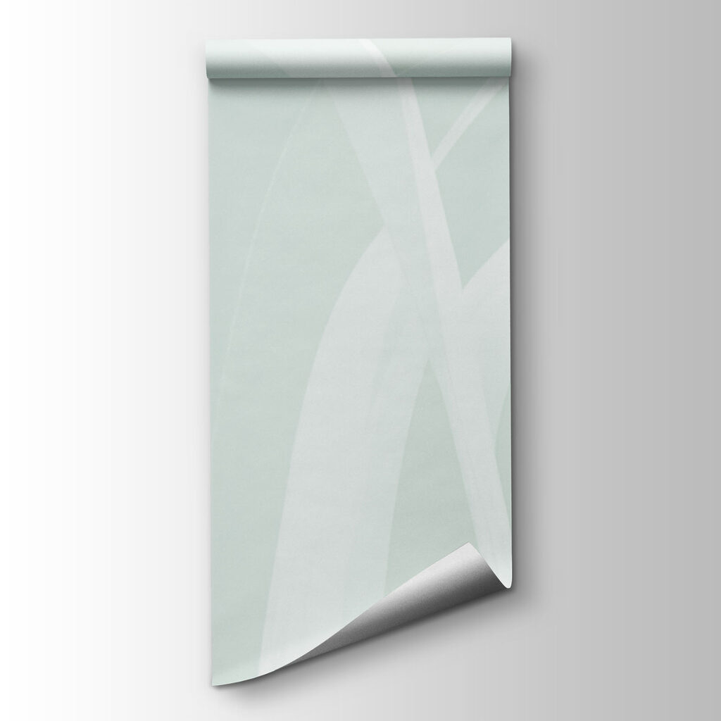 White and green background