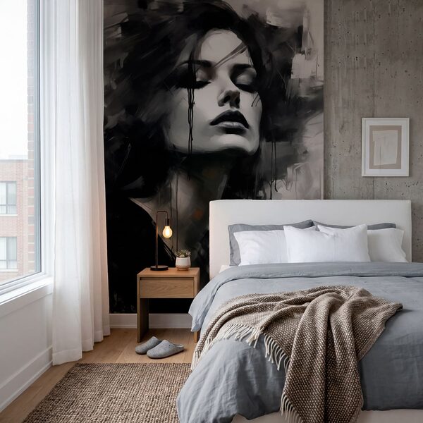 Ethereal beauty in dark tones