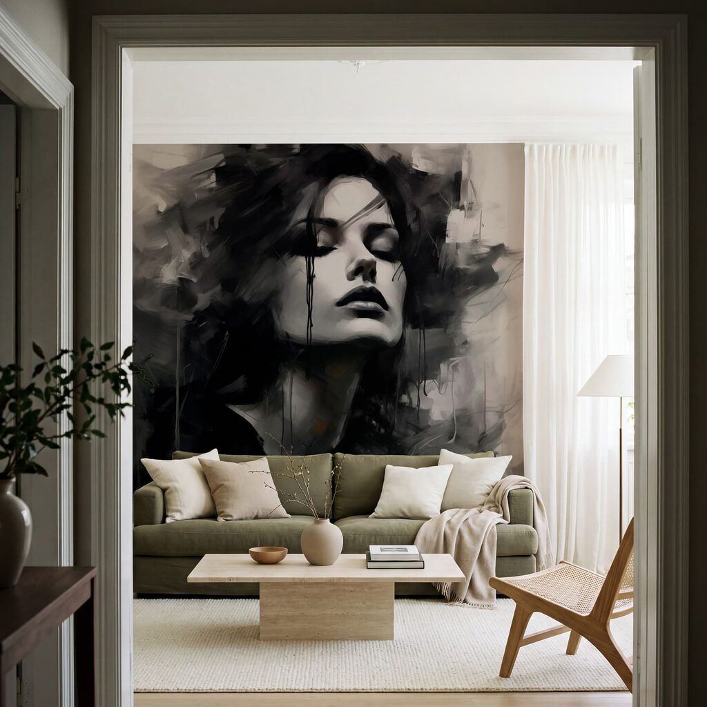 Ethereal beauty in dark tones