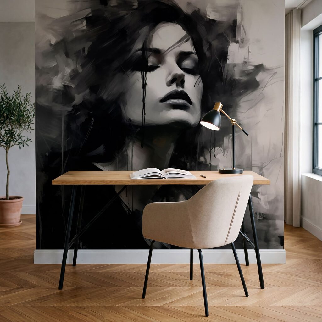 Ethereal beauty in dark tones
