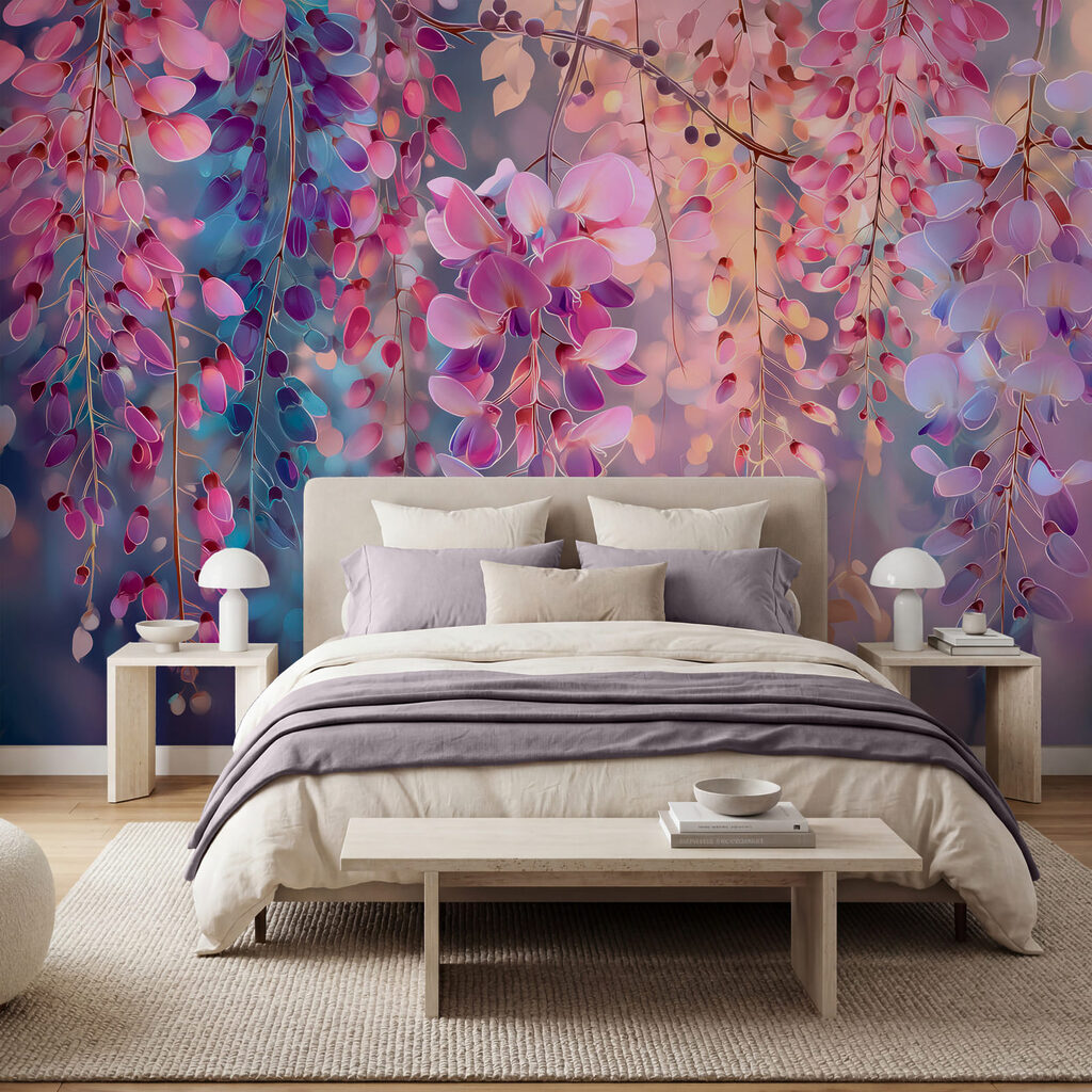Colorful blooms in delicate harmony Colorful blooms in delicate harmony
