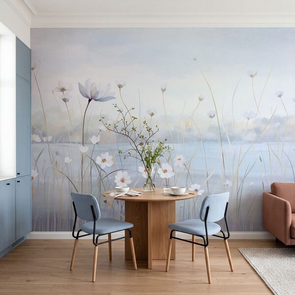 Painting of flowers and grass Painting of flowers and grass