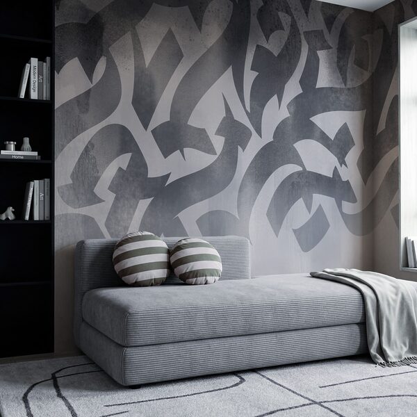 Grey and white pattern