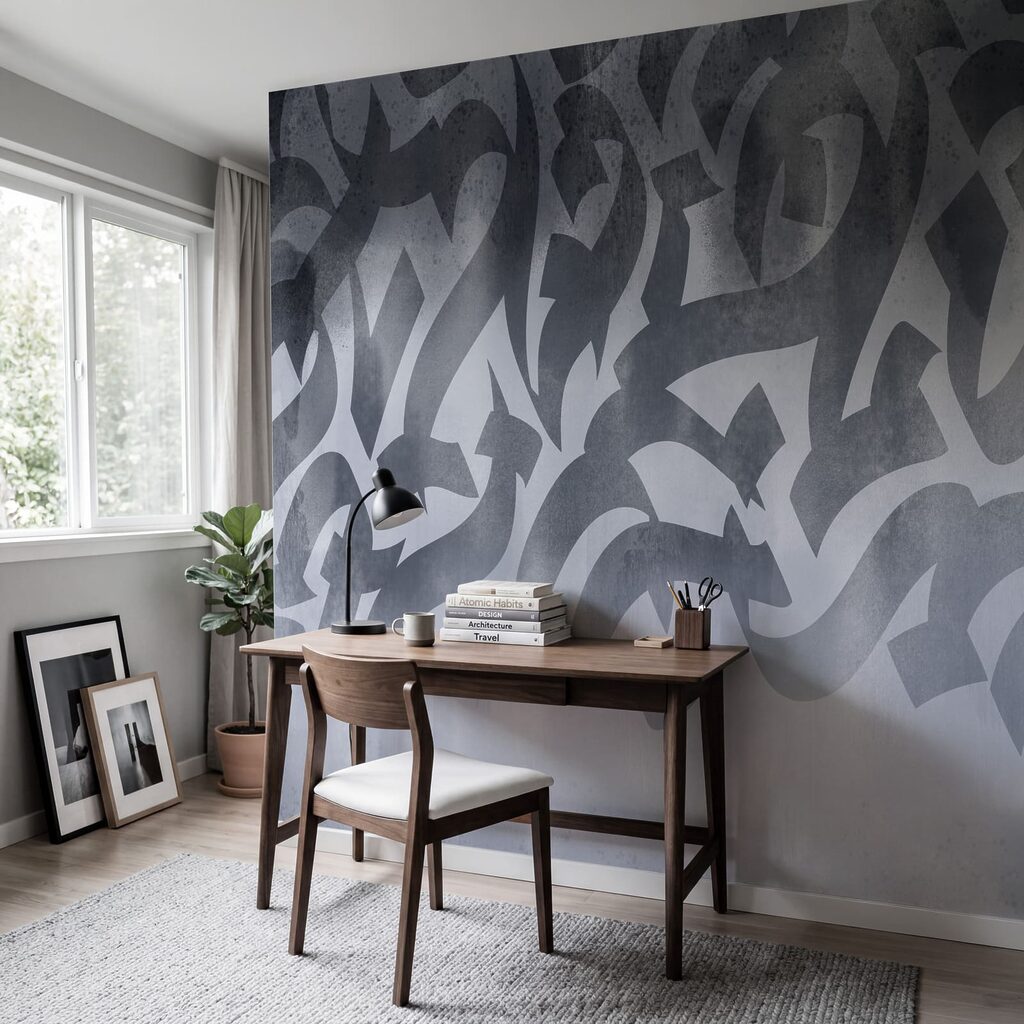 Grey and white pattern