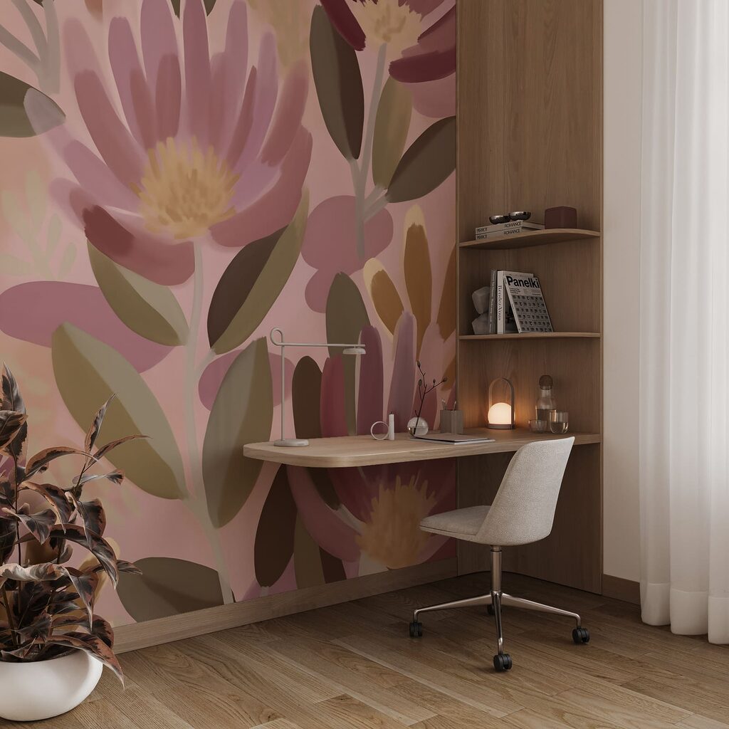 Vibrant flowers in soft hues Vibrant flowers in soft hues