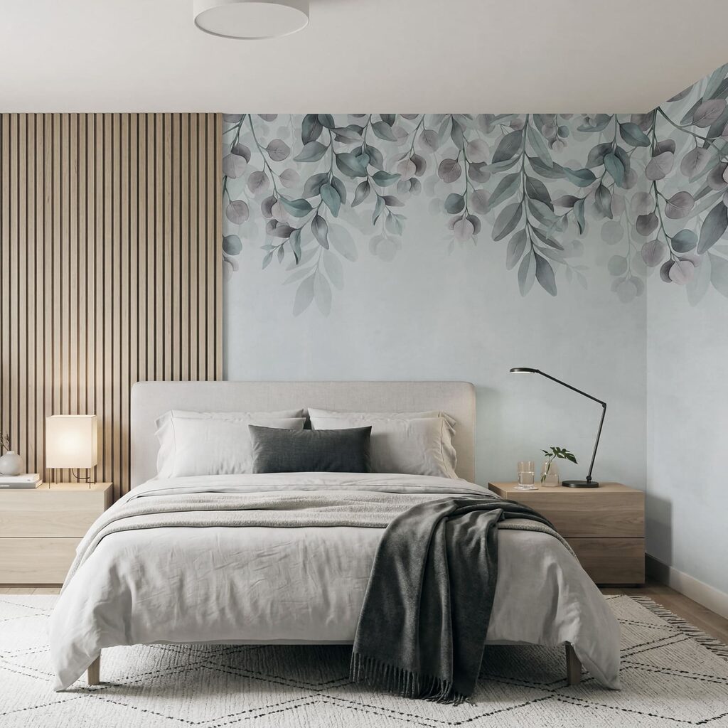 Delicate foliage in soft hues