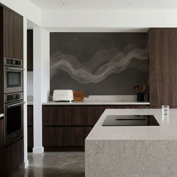 White and brown wavy lines White and brown wavy lines