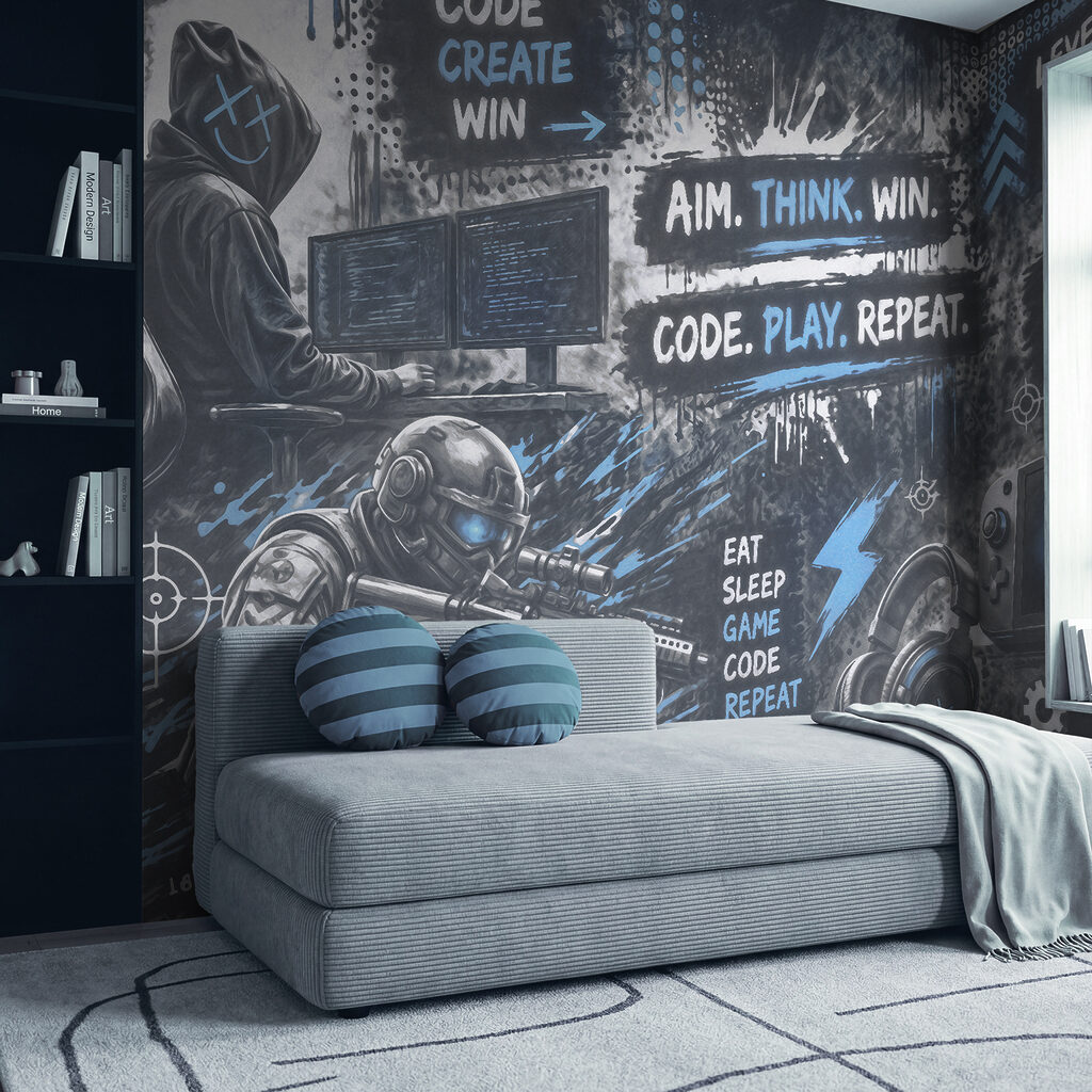 Poster of a video game