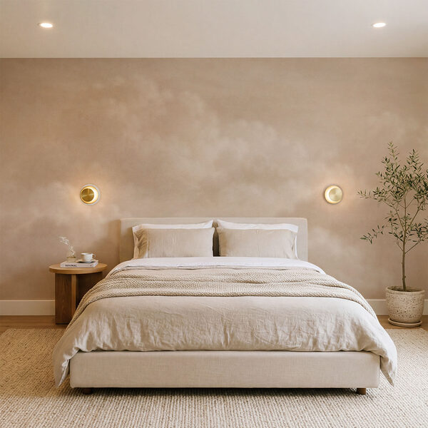 Cloudy sky with many clouds Wall mural Cloudy sky with many clouds