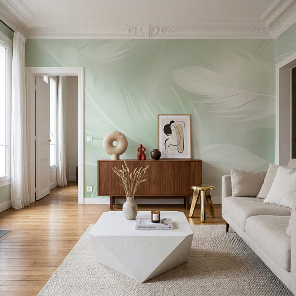 Soft whispers of nature's elegance Wall mural Soft whispers of nature's elegance