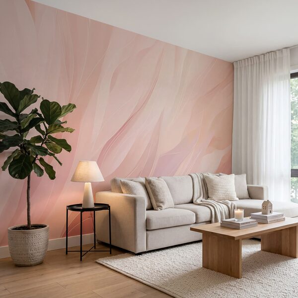 Soft hues embrace gentle flowing lines Soft hues embrace gentle flowing lines