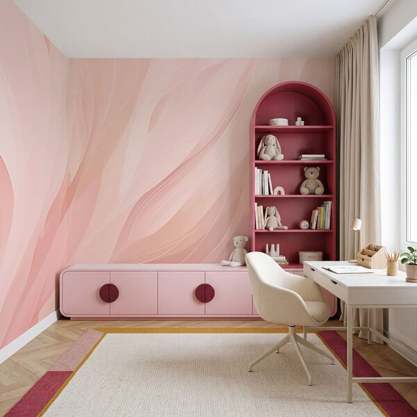Soft hues embrace gentle flowing lines Soft hues embrace gentle flowing lines