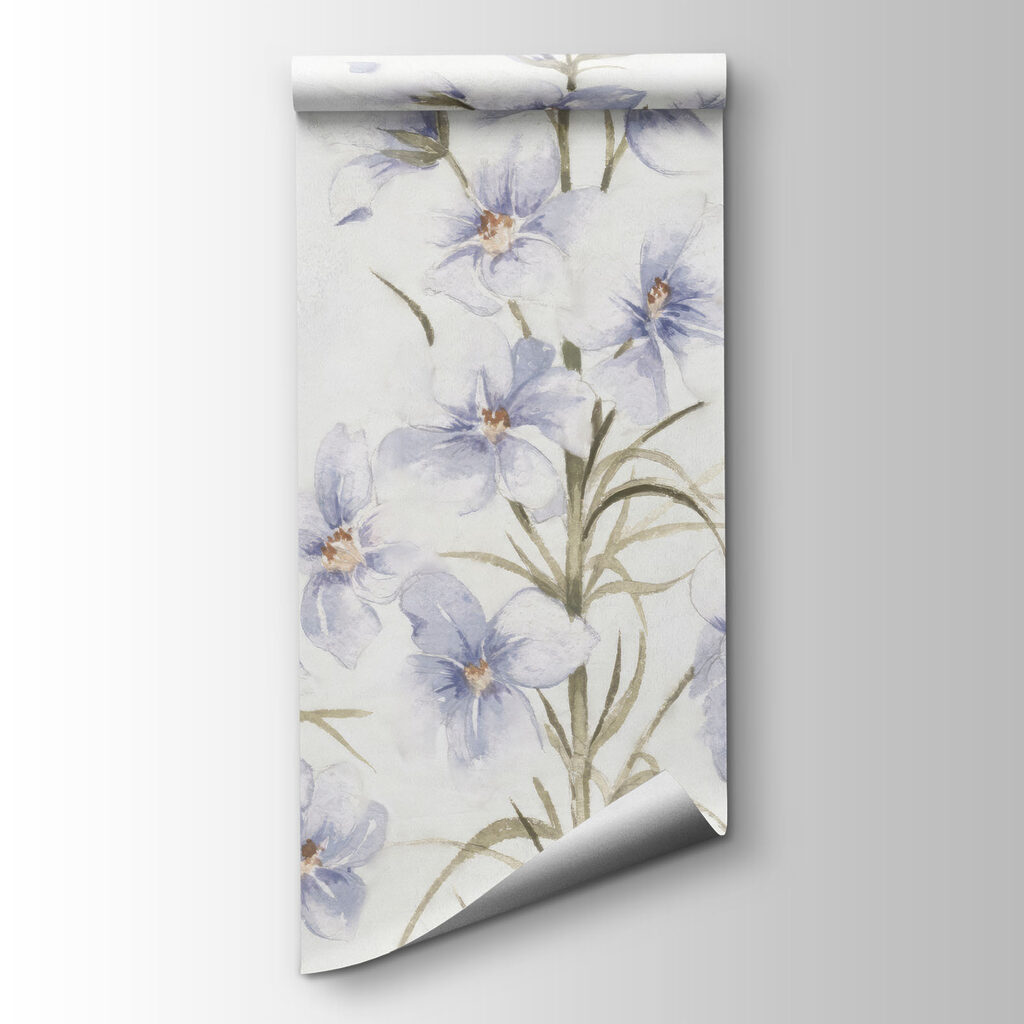 Painting of flowers and leaves