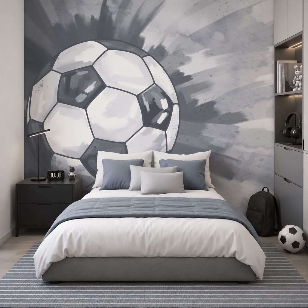 Football ball in the air
