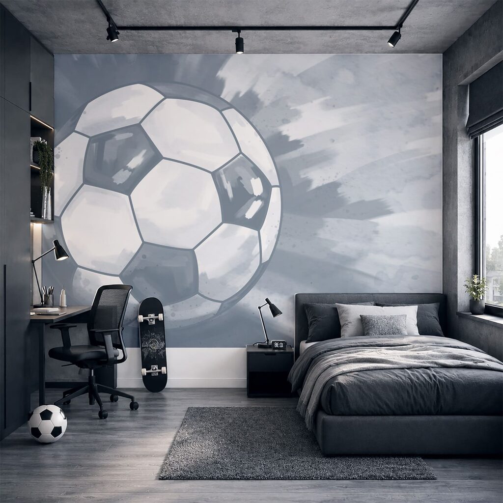 Football ball in the air